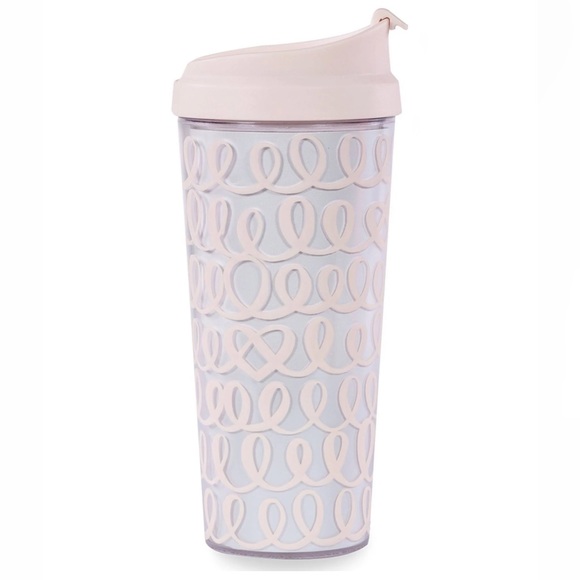 NWT kate spade new york Heart Knot Thermal Travel Mug - Picture 5 of 9